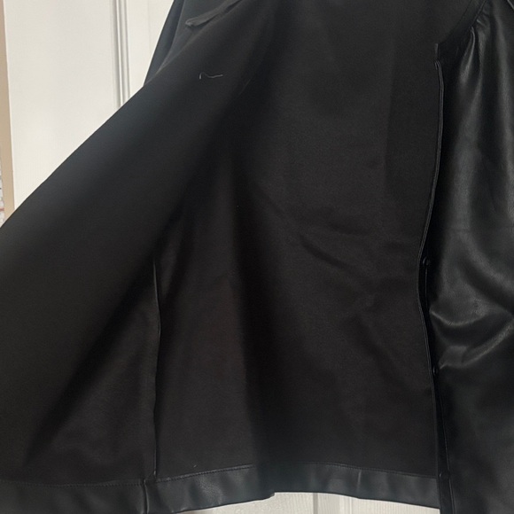 Avec Les Filles Black Faux Leather Jacket - Picture 10 of 11